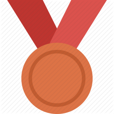 Award - Bronze Medal Icon (400x400), Png Download