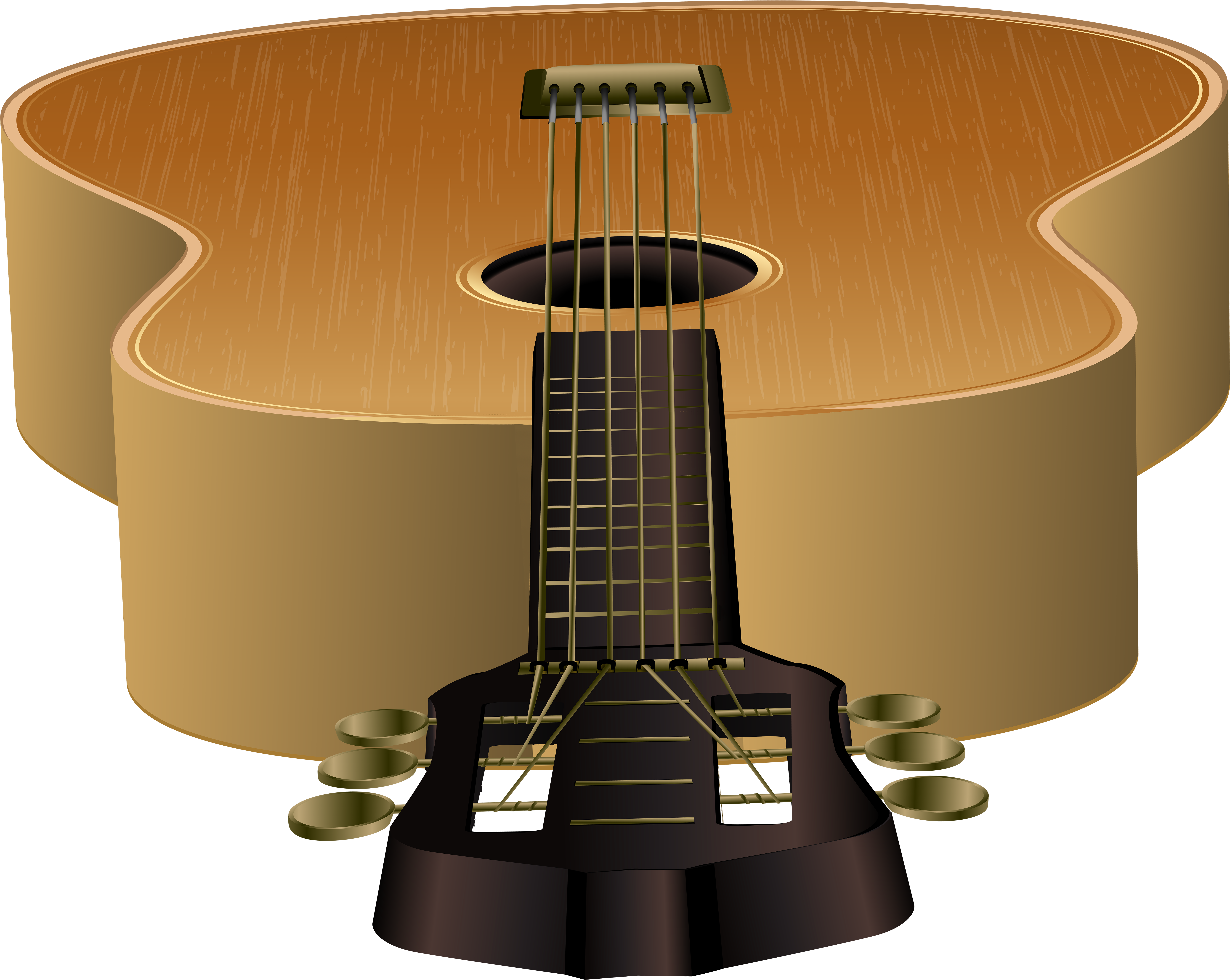 Guitar Silhouette Png (8000x6354), Png Download