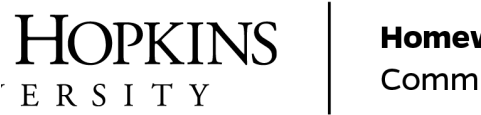 Jhu Hsa Community Living Horizontal Black Logo - Johns Hopkins University (480x340), Png Download
