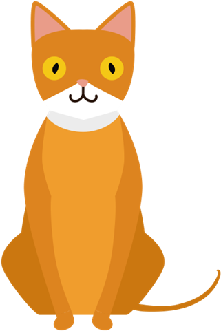 Domestic Short-haired Cat (500x500), Png Download