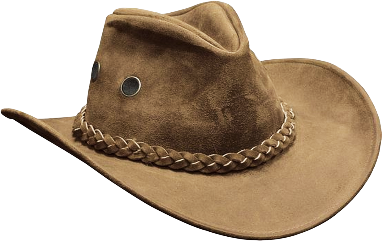 Cap Png Free Download - Brown Cowboy Hat Png (1359x878), Png Download