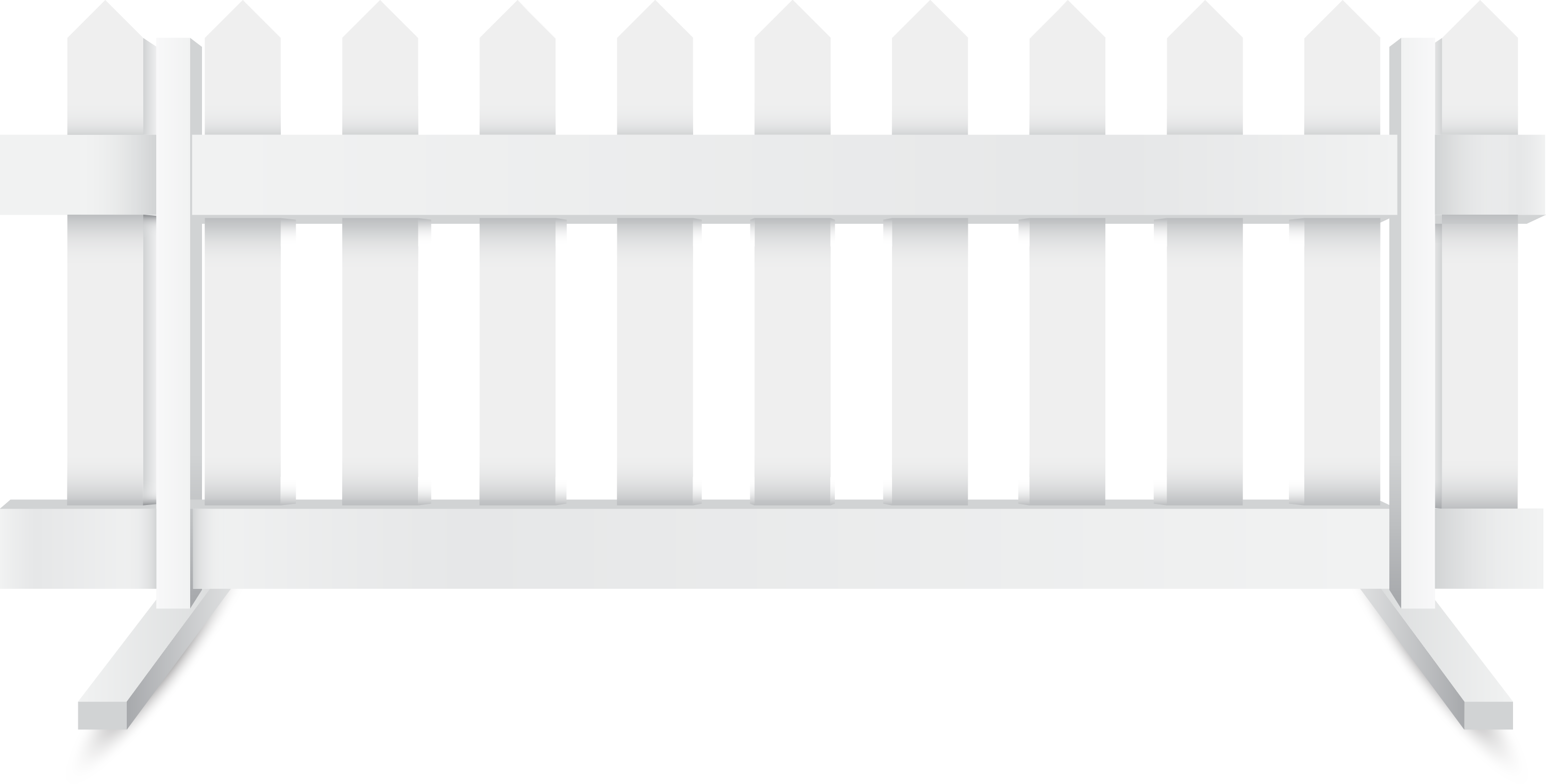 Temporary Fence - Fence (3000x1523), Png Download