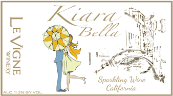 Kiara Bella Sparkling Wine - Le Vigne Winery (350x460), Png Download