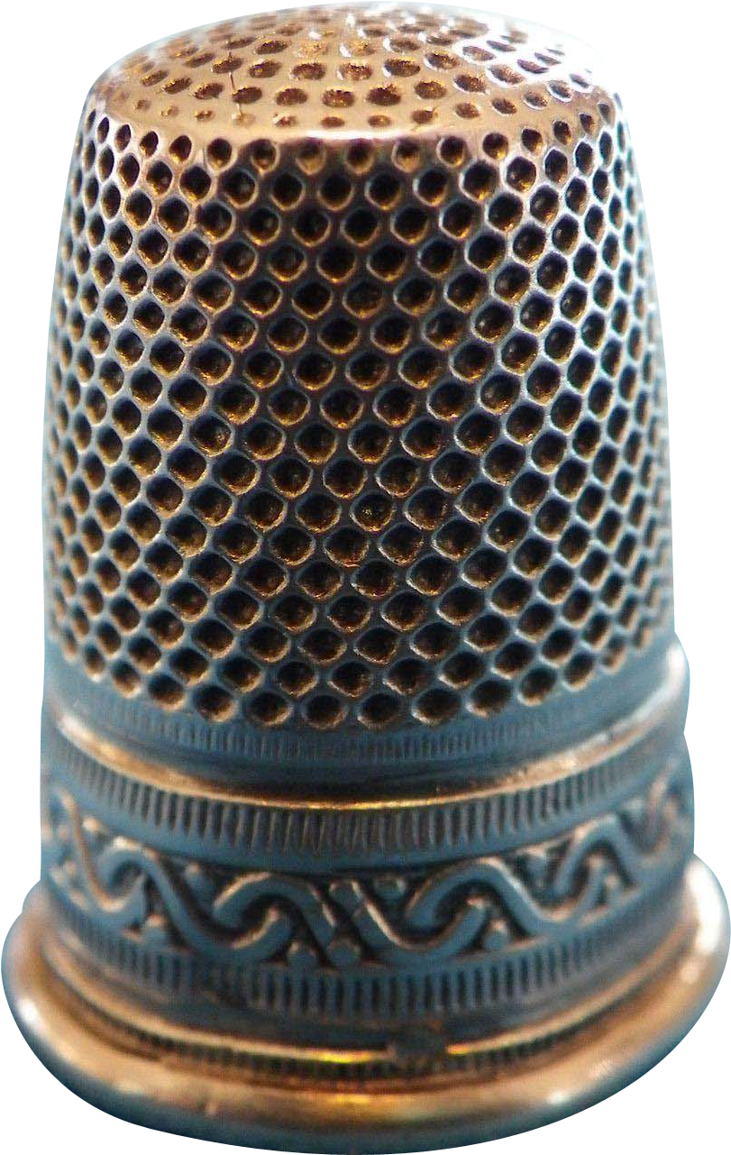Antique French Sewing Thimble Sterling Silver 19th (1280x1280), Png Download