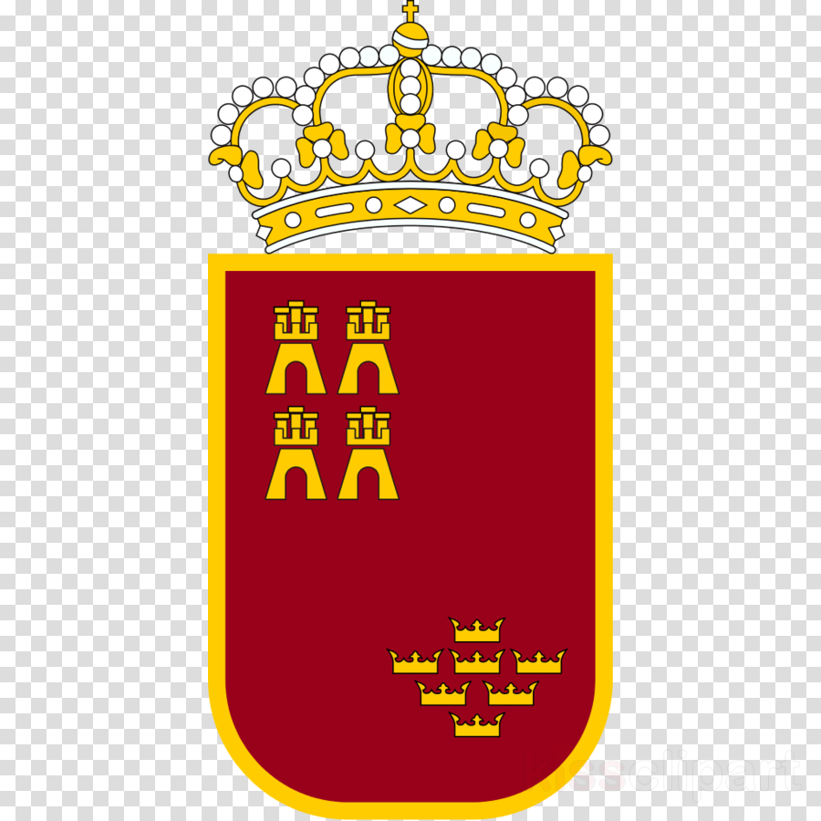 Murcia Coat Of Arms Clipart Coat Of Arms Of The Region (900x900), Png Download