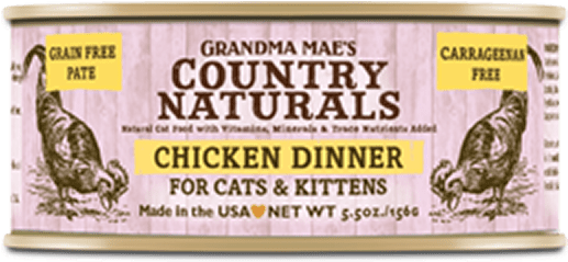 Country Naturals Gf Chicken Dinner For Cats (600x600), Png Download