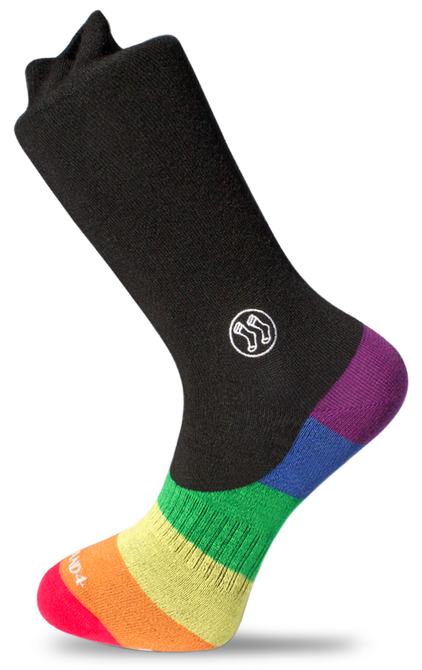 Stripe Combo No Show Office Bamboo Sock (1024x1024), Png Download