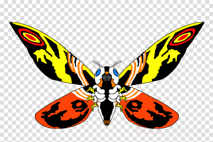 Cosmos Mothra Clipart Mothra Mechagodzilla (900x600), Png Download