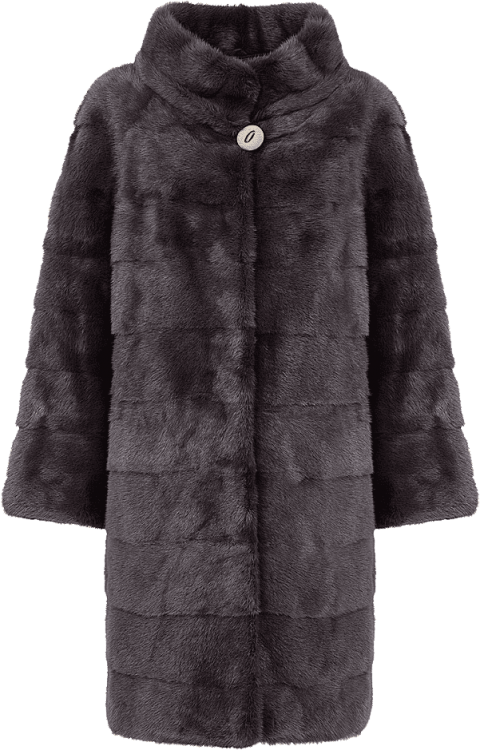 Free Png Broadtail Lamb Jacket With Sable Trim Png (480x750), Png Download