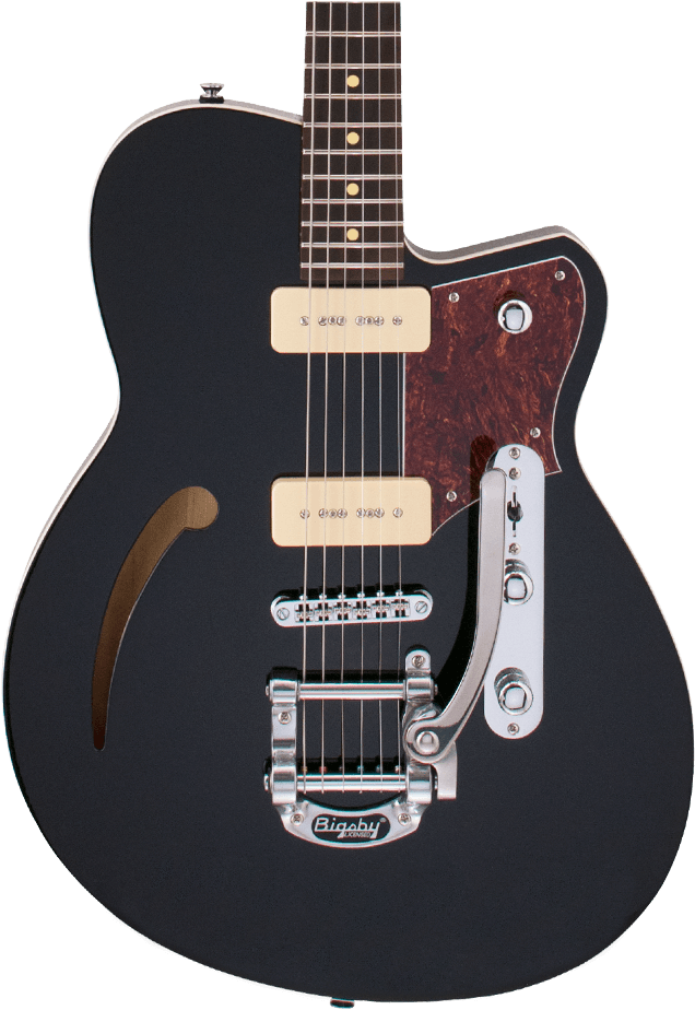 Reverend Club King 290 Semi-hollow Guitar With Roasted (1000x1000), Png Download