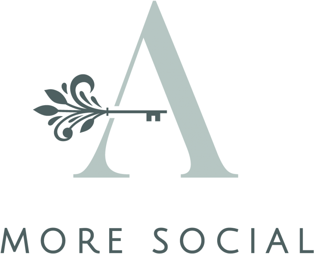Amore Social Green-blue Logo (1024x827), Png Download