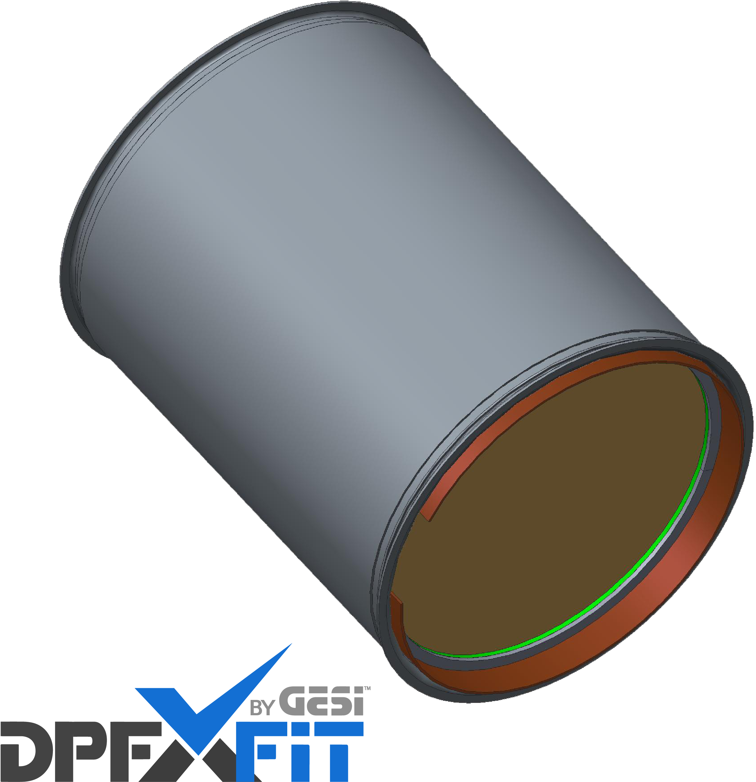 Dpfxfit For Cummins Isb/px6 Gesi-0018 (3000x3000), Png Download