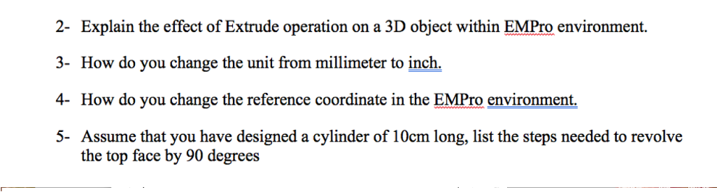2- Explain The Effect Of Extrude Operation On A 3d (1024x576), Png Download