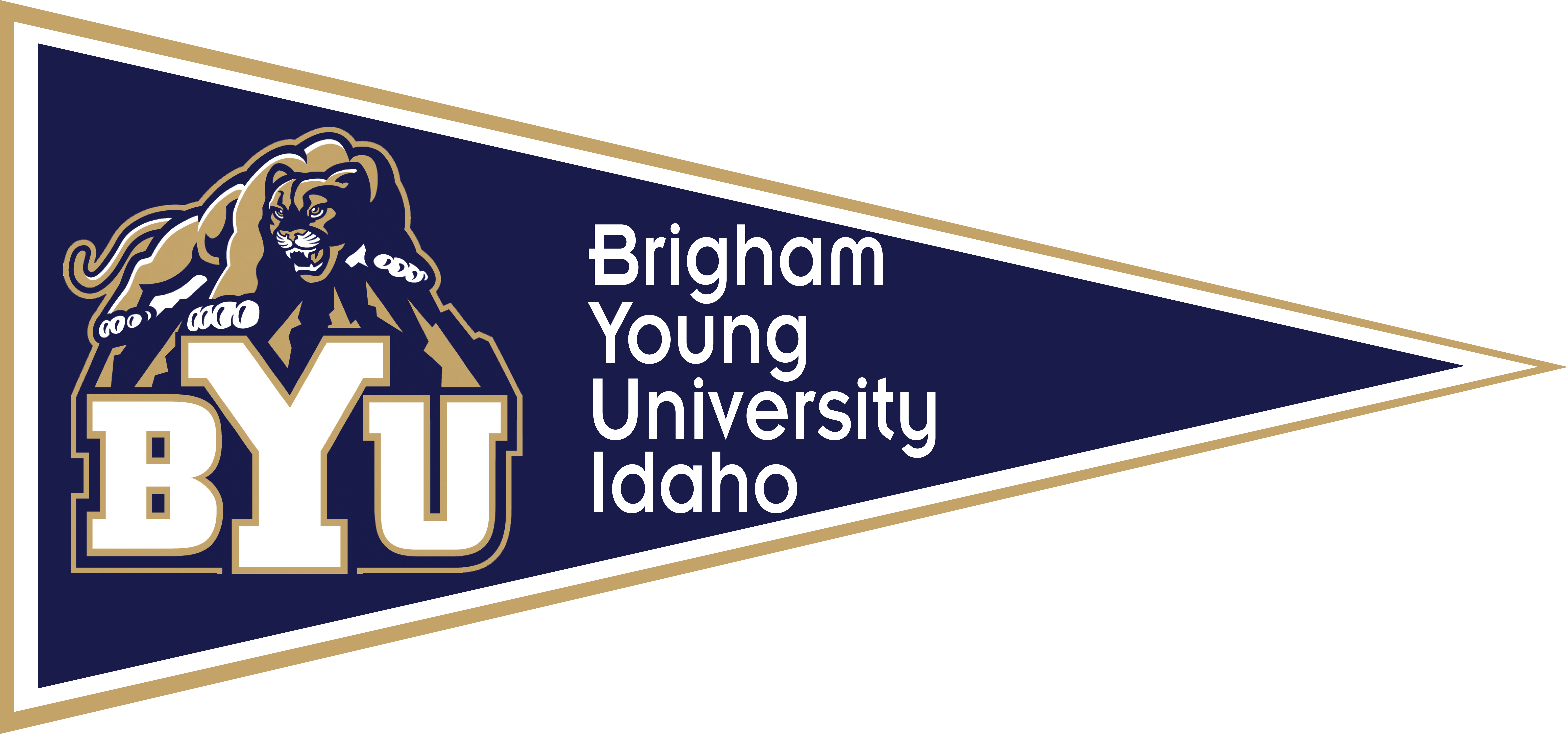 Brigham Young University Idaho Pennant (10000x4682), Png Download