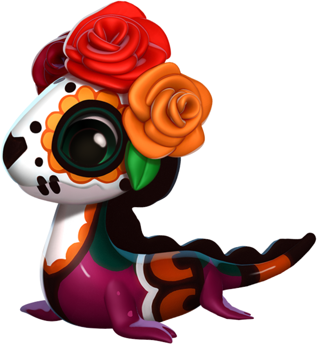 Muerte Dragon Baby (1093x1188), Png Download