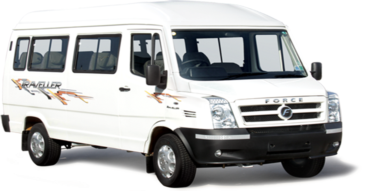 Tempo Traveller On Rent In Pune (1600x650), Png Download