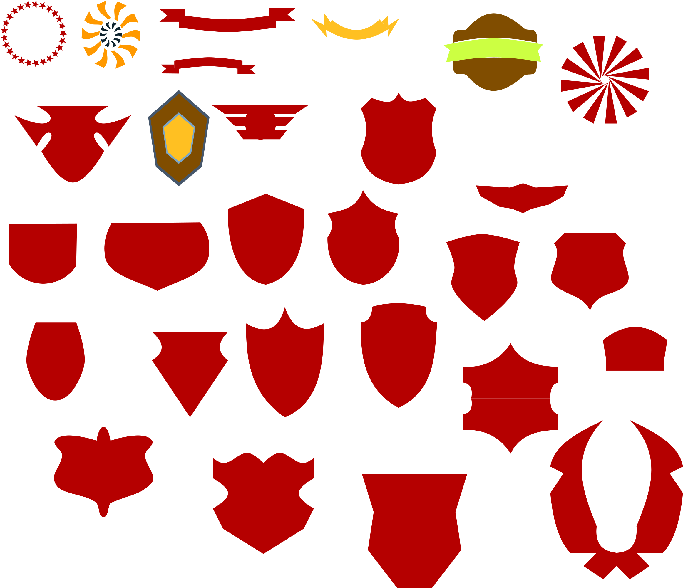 This Free Icons Png Design Of Random Emblems (2400x2258), Png Download