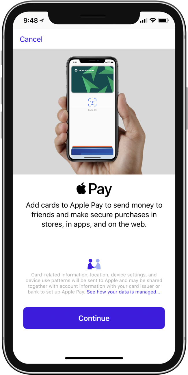 Set Up Apple Pay (680x1338), Png Download