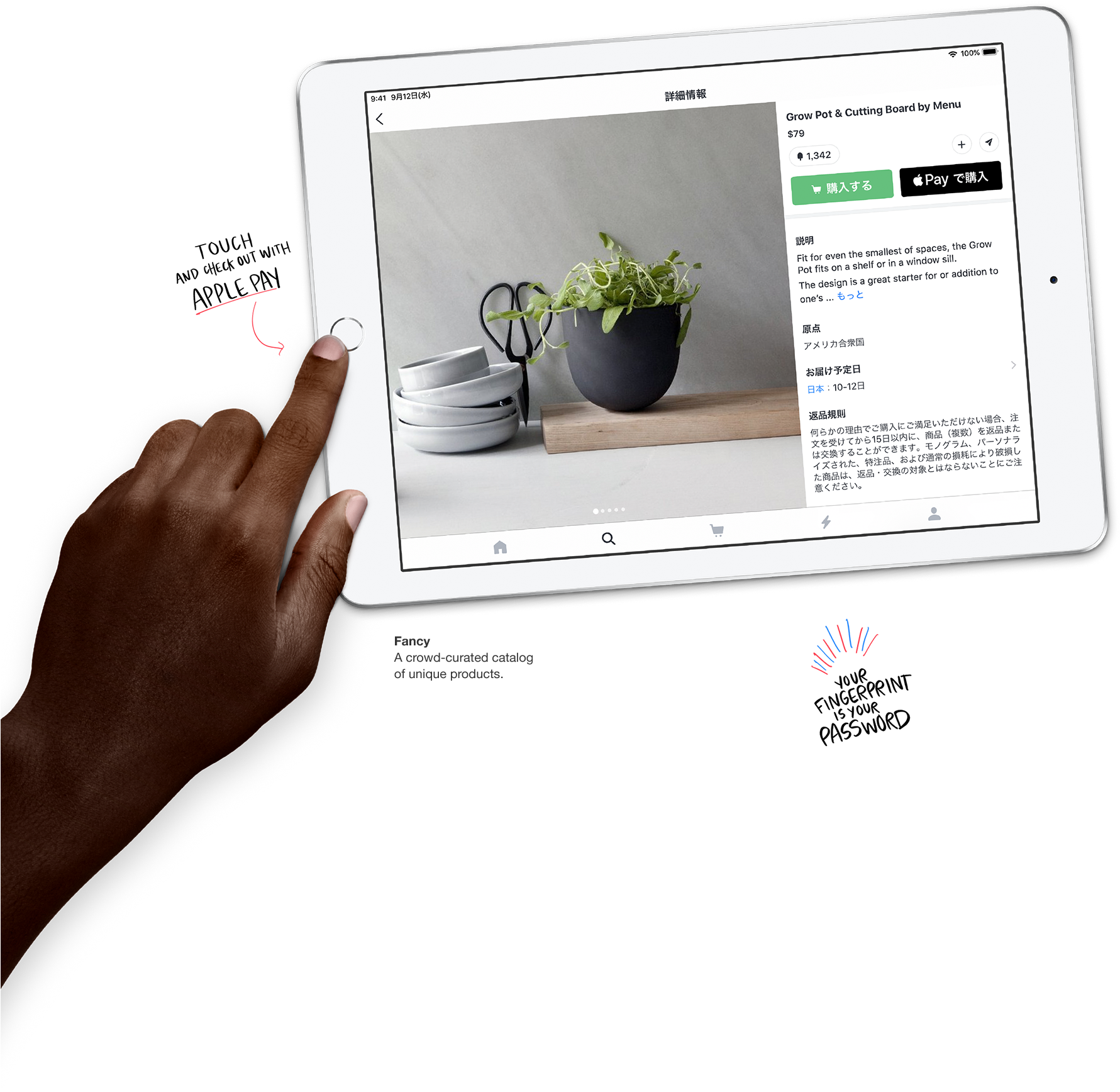 Toch And Check Out With Apple Pay Fancy A Crowd-curated (1900x1762), Png Download