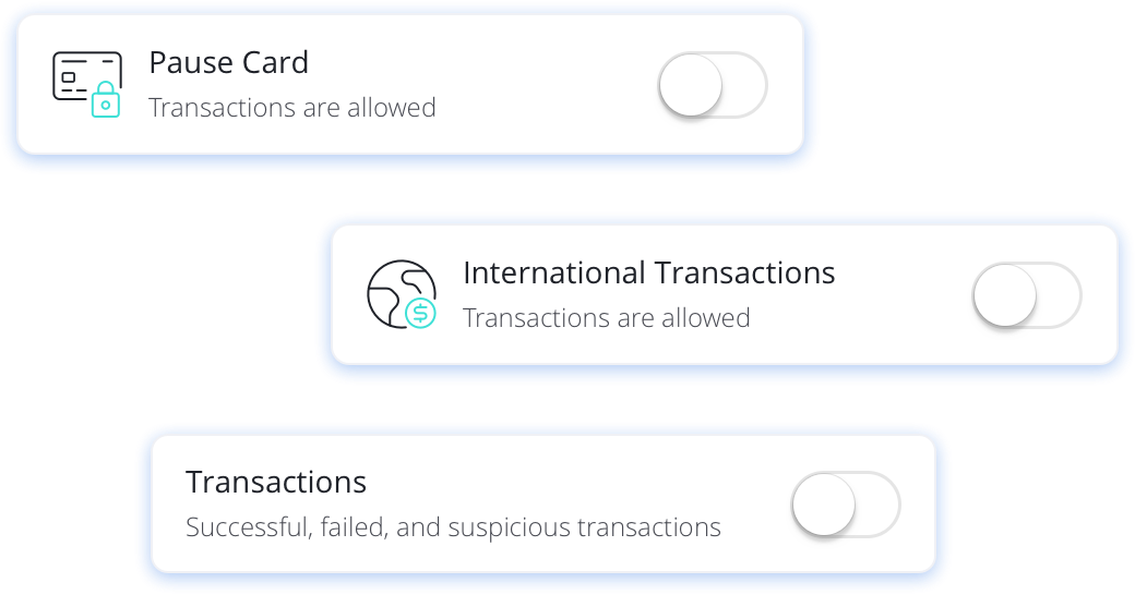 Manage Your Card From Within The Deserve App Set Spending (1040x546), Png Download