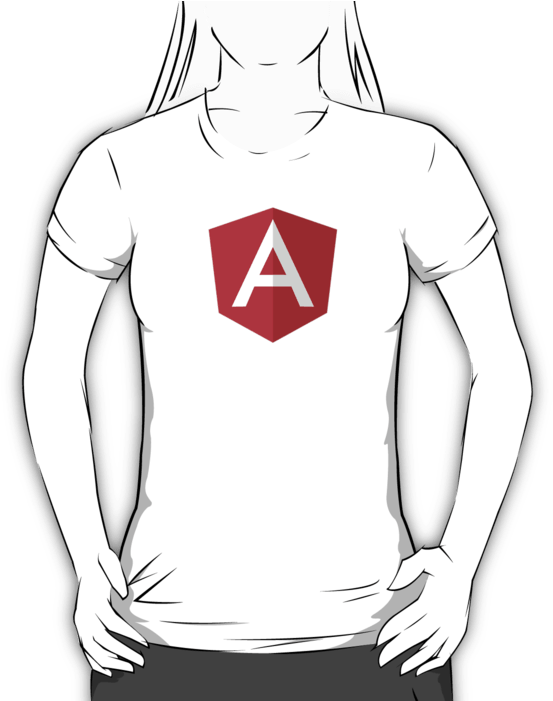 Angularjs T-shirt (700x700), Png Download