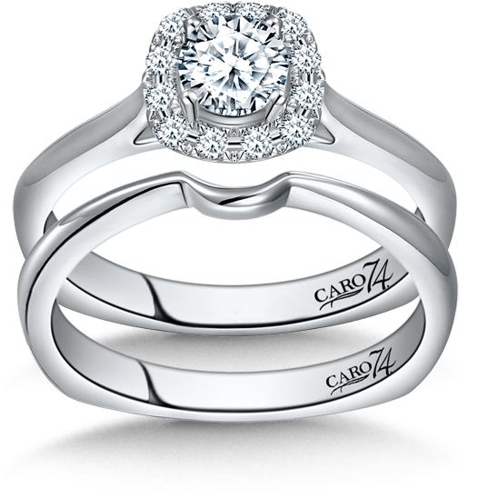 Engagement Ring Set (726x726), Png Download