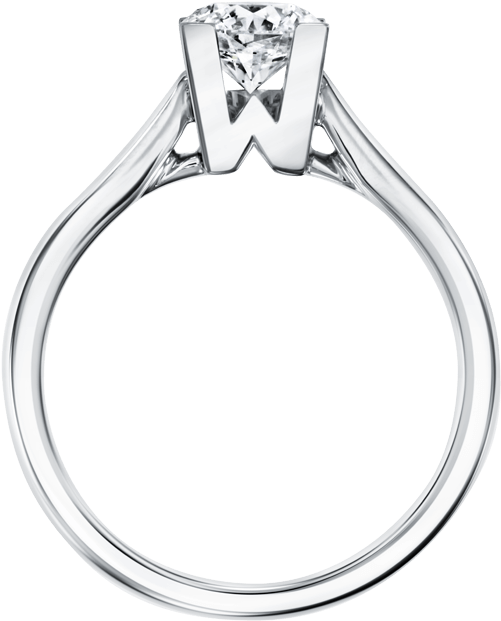 Hw Diamond Engagement Ring (1200x800), Png Download