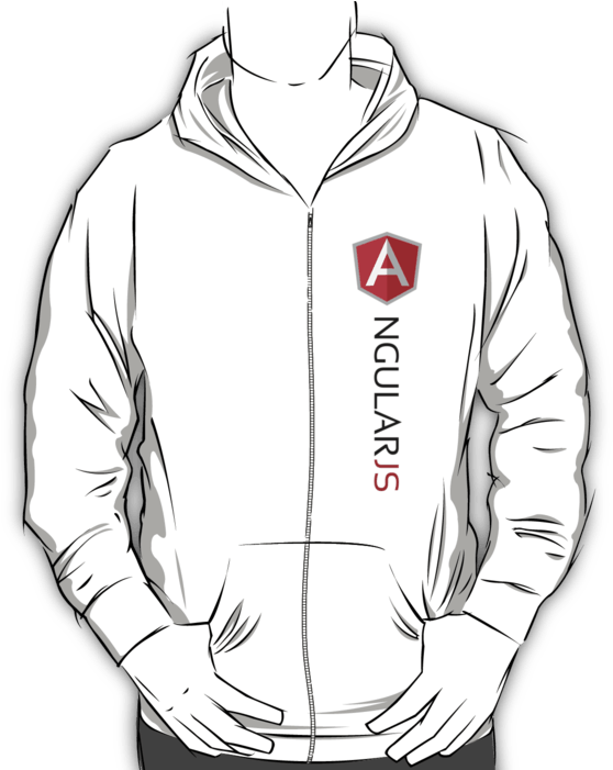 Angularjs T-shirt (700x700), Png Download