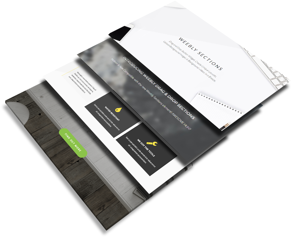 Drag And Drop Weebly Sections (1066x800), Png Download