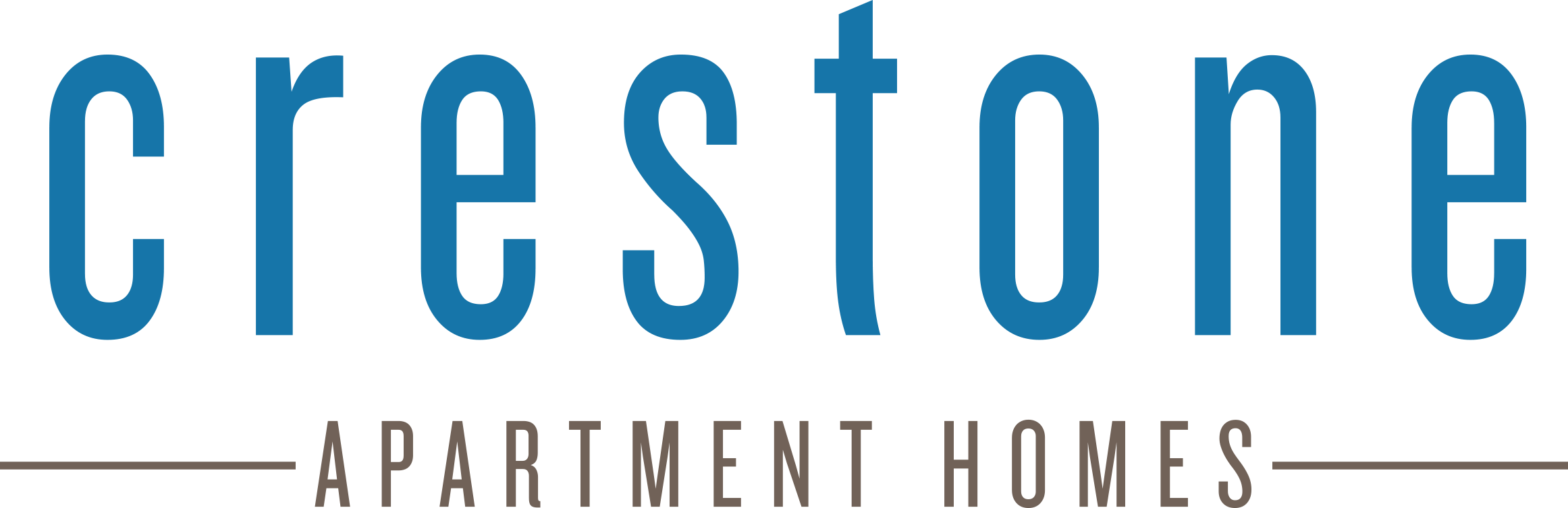 Crestone Apartment Homes Crestone Apartments Logo (2323x754), Png Download