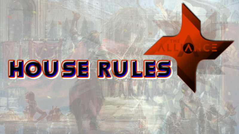 #thealliance House Rules (800x450), Png Download