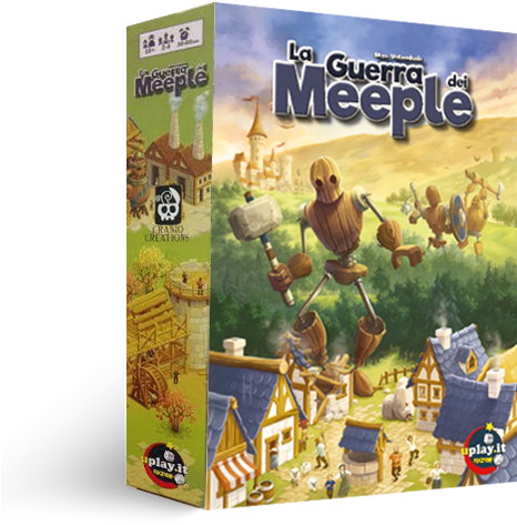 Picture Of Meeple War (600x600), Png Download