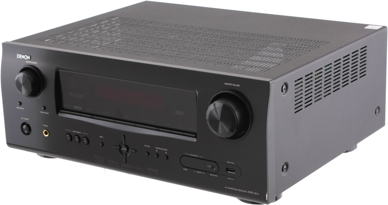 Denon Avr-1911 Sarah Tew/cnet (1333x1000), Png Download