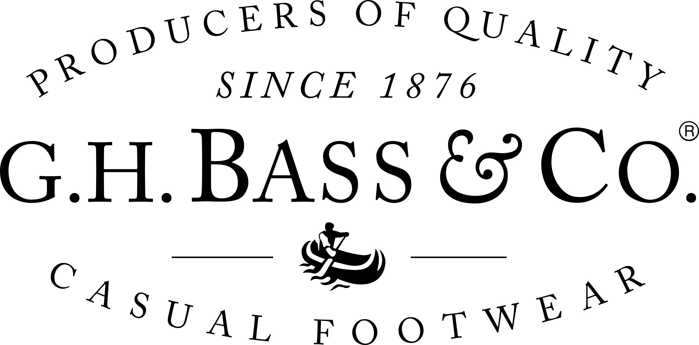 G H Bass Logo Png Transparent (2400x1184), Png Download