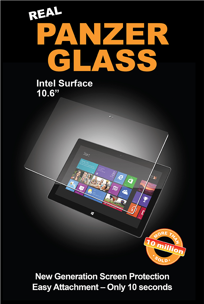 Panzerglass Microsoft Surface (1000x1000), Png Download
