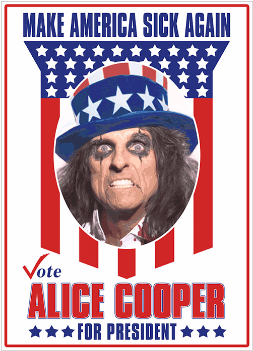 Alice Cooper Will Make America Sick Again (745x745), Png Download