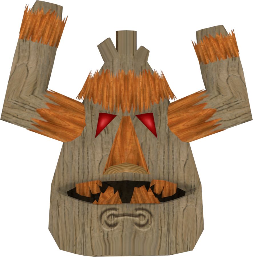 The Crash Bandicoot The Wrath Of Cortex Rok-ko (886x901), Png Download