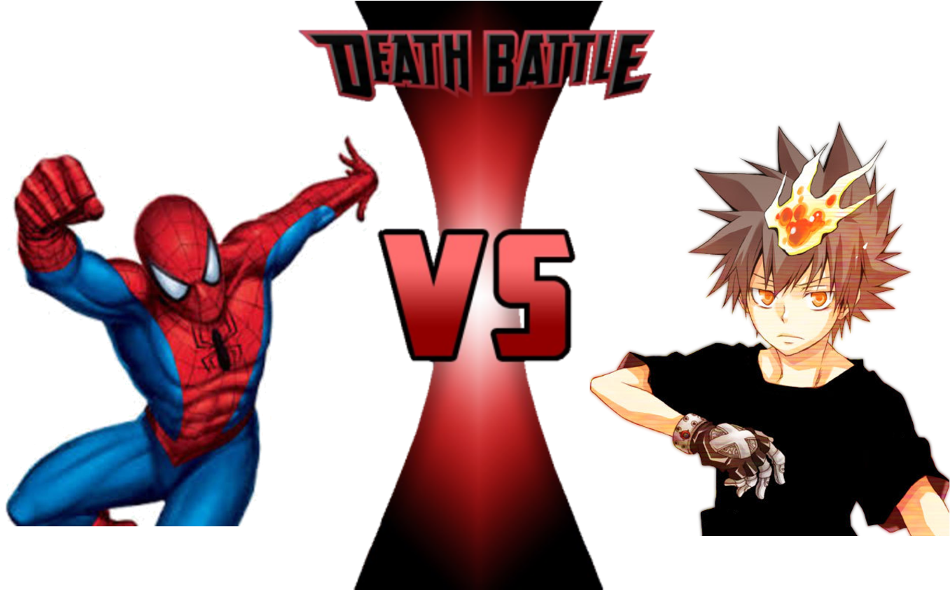 Spider-man Vs Tsuna Sawada (1500x842), Png Download