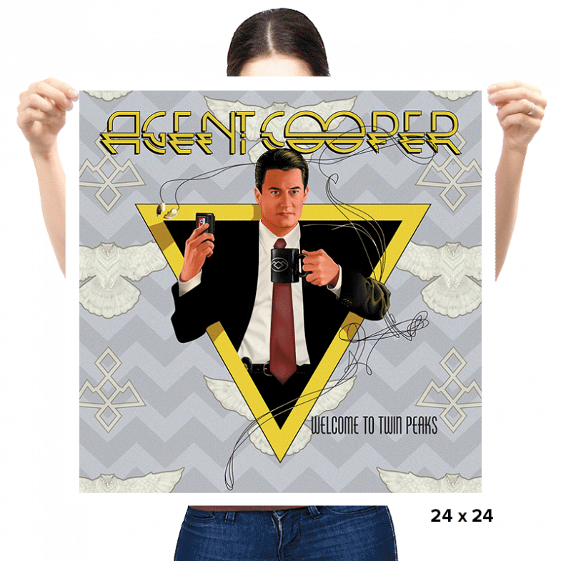 Agent Cooper Vs Alice Cooper (785x785), Png Download