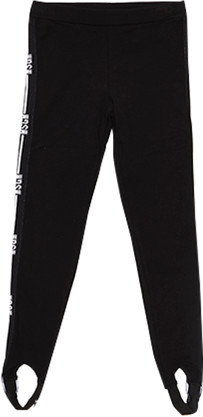 Msgm Kids Logo Stripe Stirrup Leggings (1000x1000), Png Download