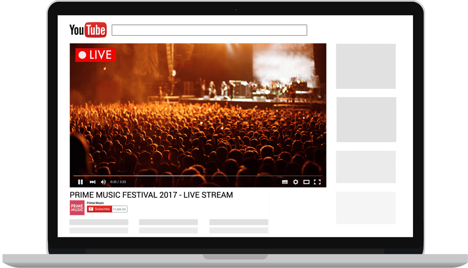 Youtube Live Streaming (960x550), Png Download