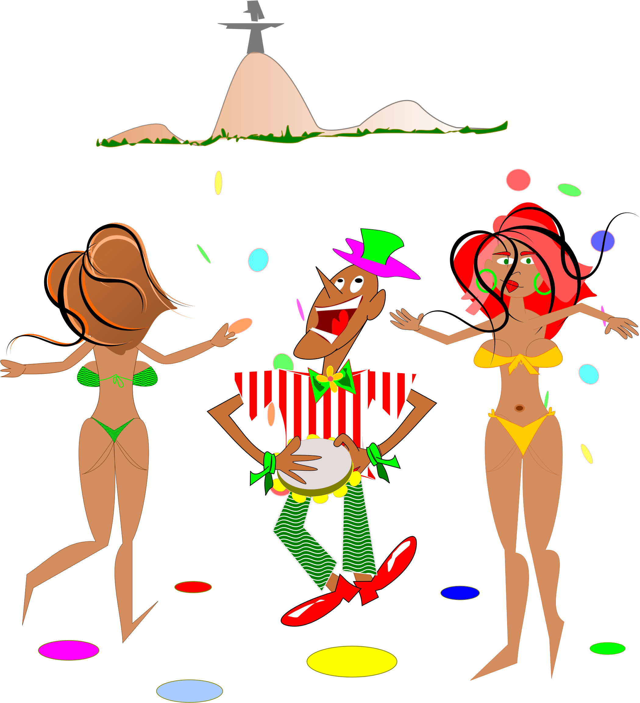 This Free Icons Png Design Of Carnaval No Rio (2167x2400), Png Download