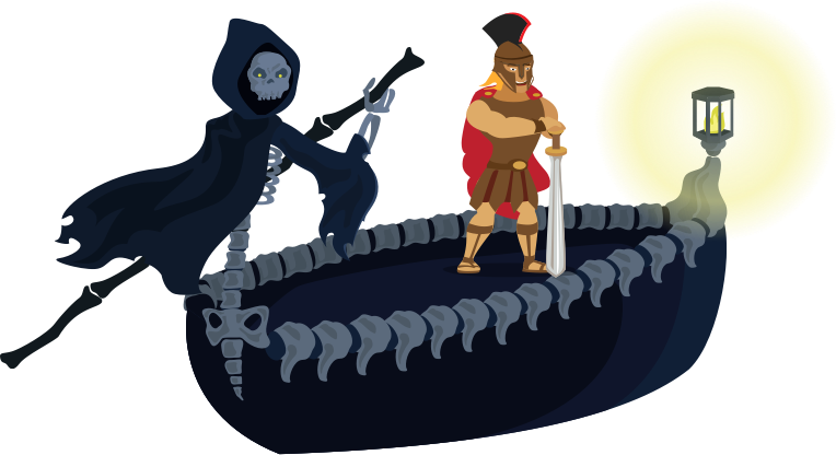 Achilles Clipart River Styx (764x416), Png Download