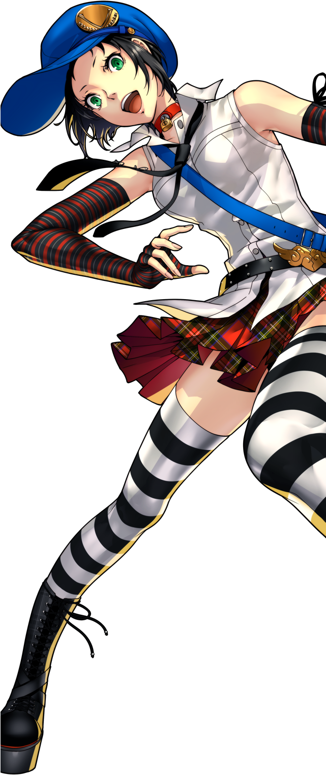 An Unusual Girl That Appeared In Persona 4 Golden, (640x1723), Png Download
