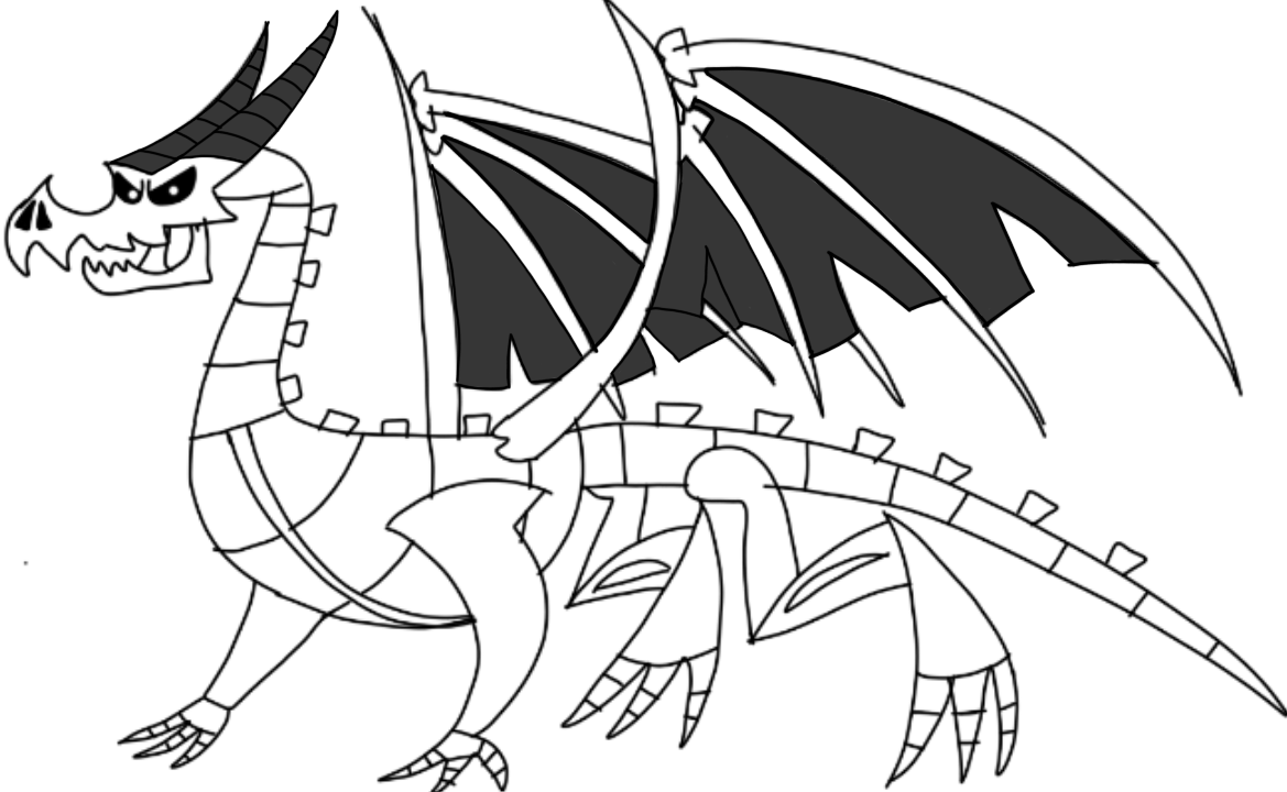 Skeleton Dragon (1169x720), Png Download
