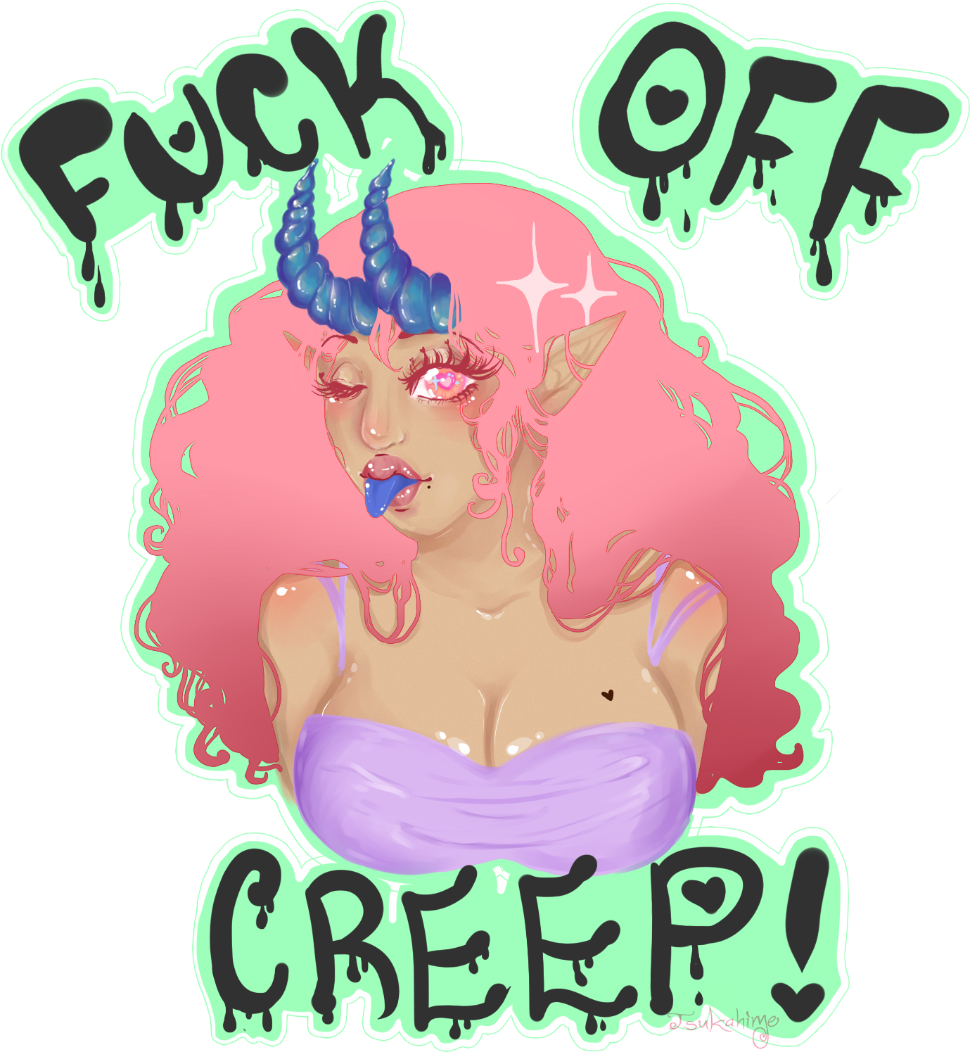 F Off Creep (1500x1500), Png Download