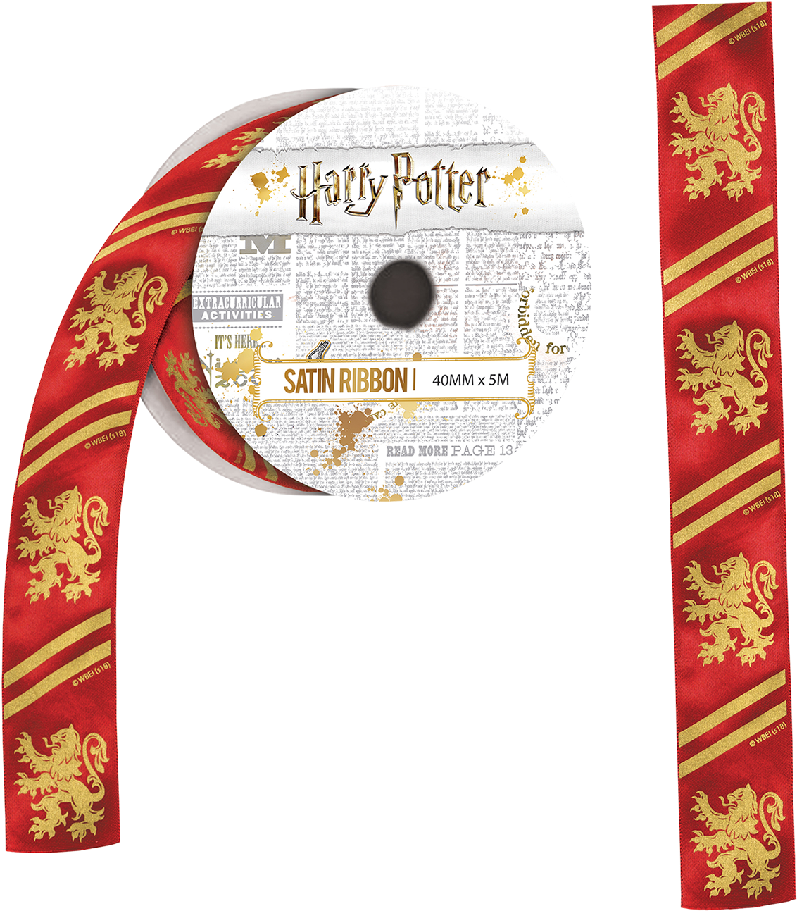 Gryffindor Satin Ribbon (1200x1334), Png Download
