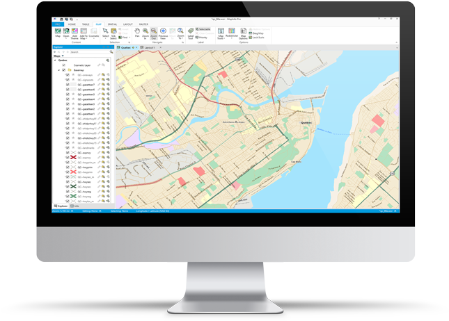 Mapinfo Pro Desktop Gis (700x589), Png Download