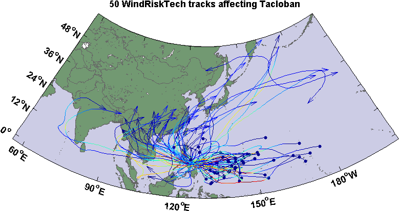 Fifty Of A Set Of Many Thousands Of Windrisktech Tropical (841x505), Png Download