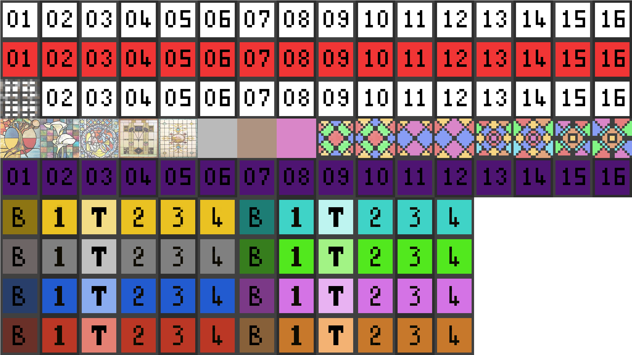 Just Put A Few Makeshift Stained Glass Textures As (2048x2048), Png Download